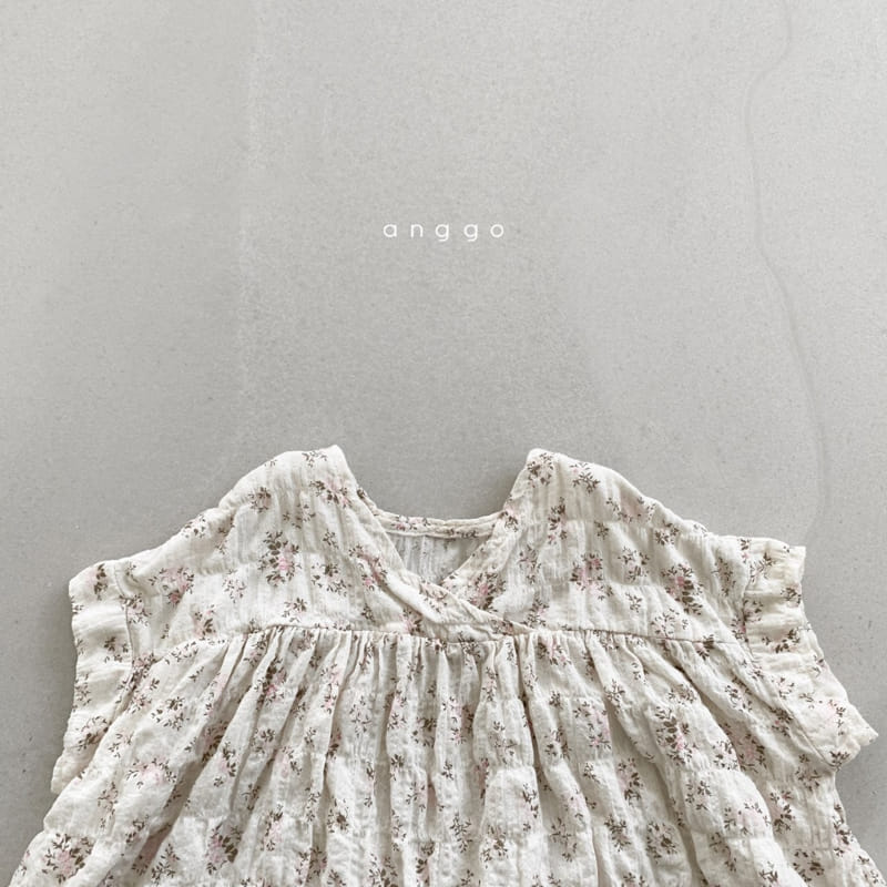 ANGGO - Korean Children Fashion - #Kfashion4kids - Floral Two Way One-piece - 9