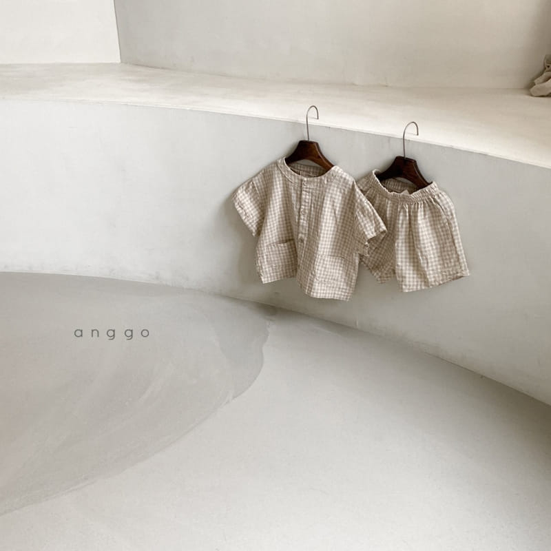 ANGGO - Korean Children Fashion - #Kfashion4kids - Cinnamon Top Bottom Set - 11