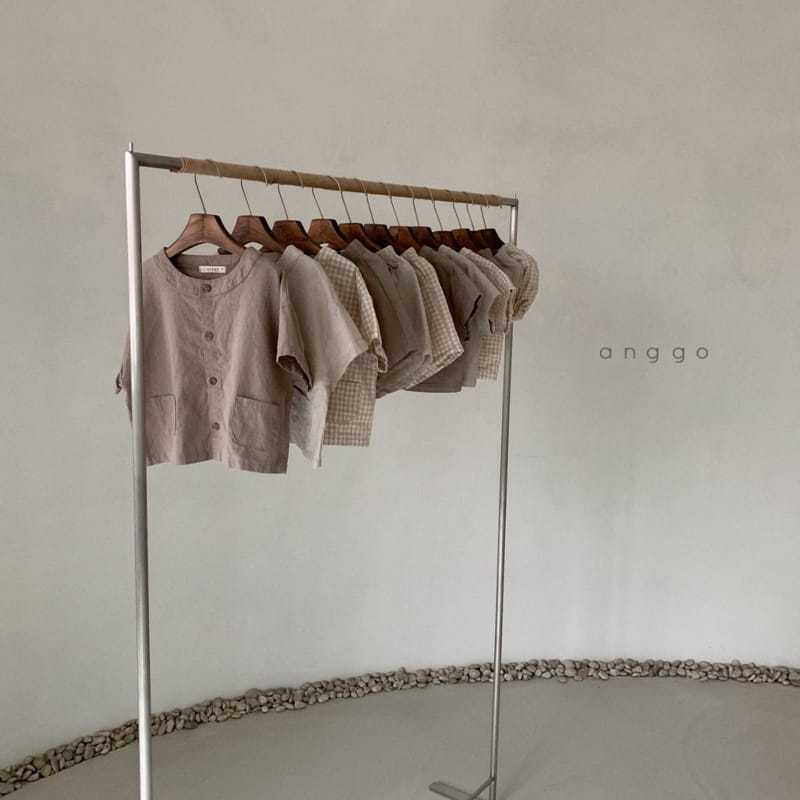ANGGO - Korean Children Fashion - #Kfashion4kids - Cinnamon Top Bottom Set - 3