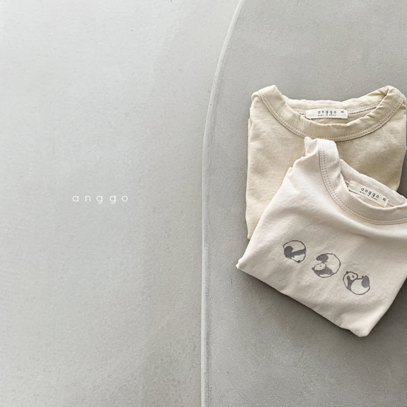 ANGGO - Korean Children Fashion - #Kfashion4kids - Panda Tee - 4