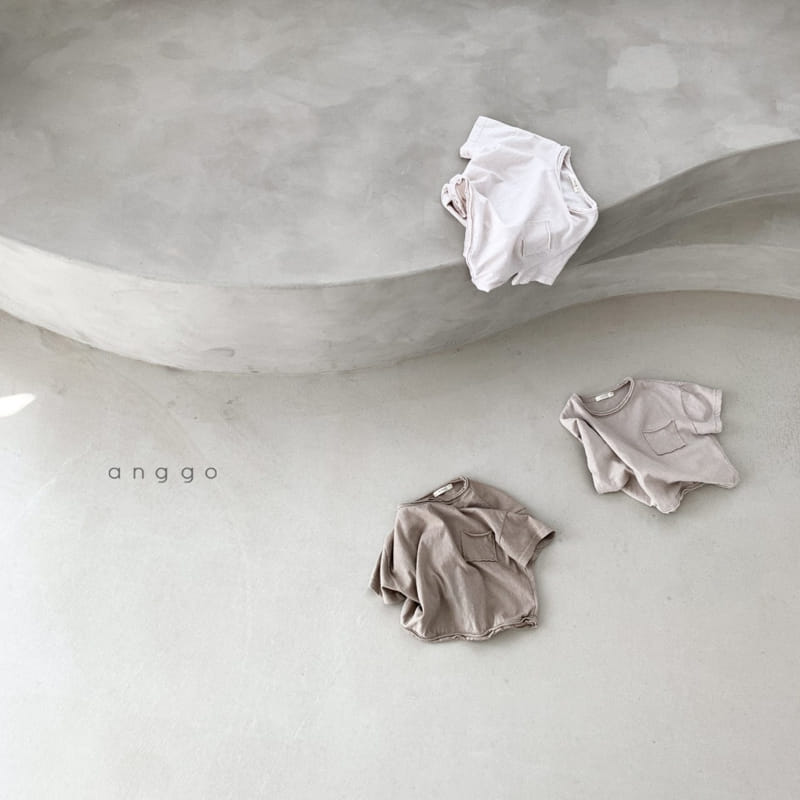 ANGGO - Korean Children Fashion - #Kfashion4kids - Latte Tee - 4