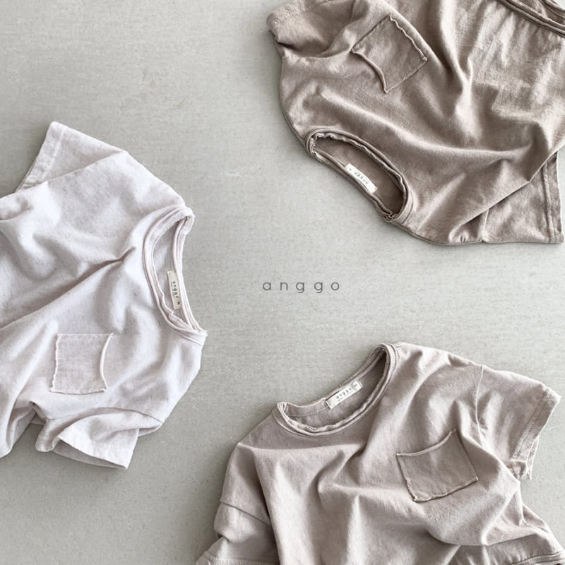 ANGGO - Korean Children Fashion - #Kfashion4kids - Latte Tee - 8