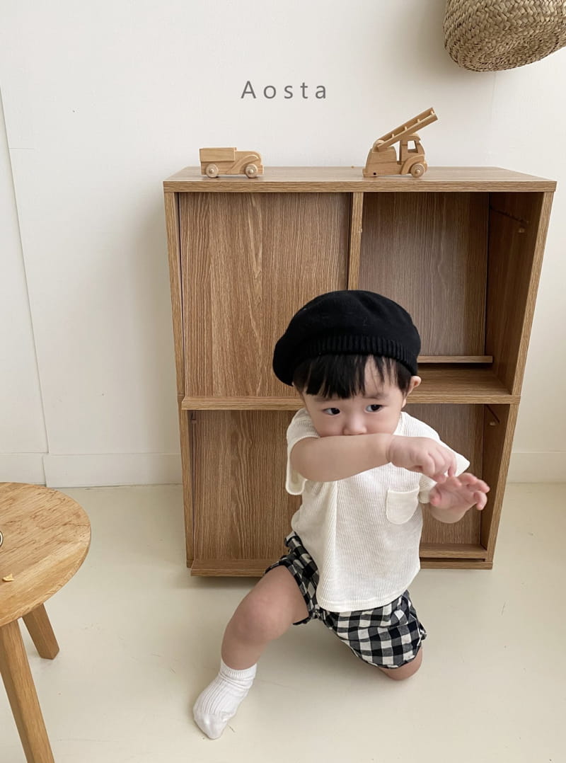 AOSTA - Korean Children Fashion - #Kfashion4kids - Butter Scoop Tee - 3