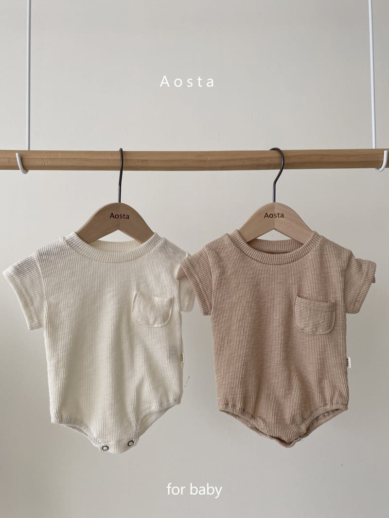 AOSTA - Korean Children Fashion - #Kfashion4kids - Butter Scoop Bodysuit