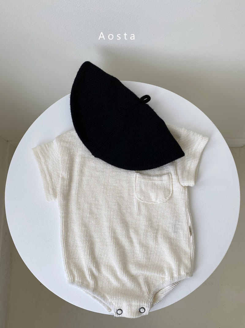 AOSTA - Korean Children Fashion - #Kfashion4kids - Butter Scoop Bodysuit - 2
