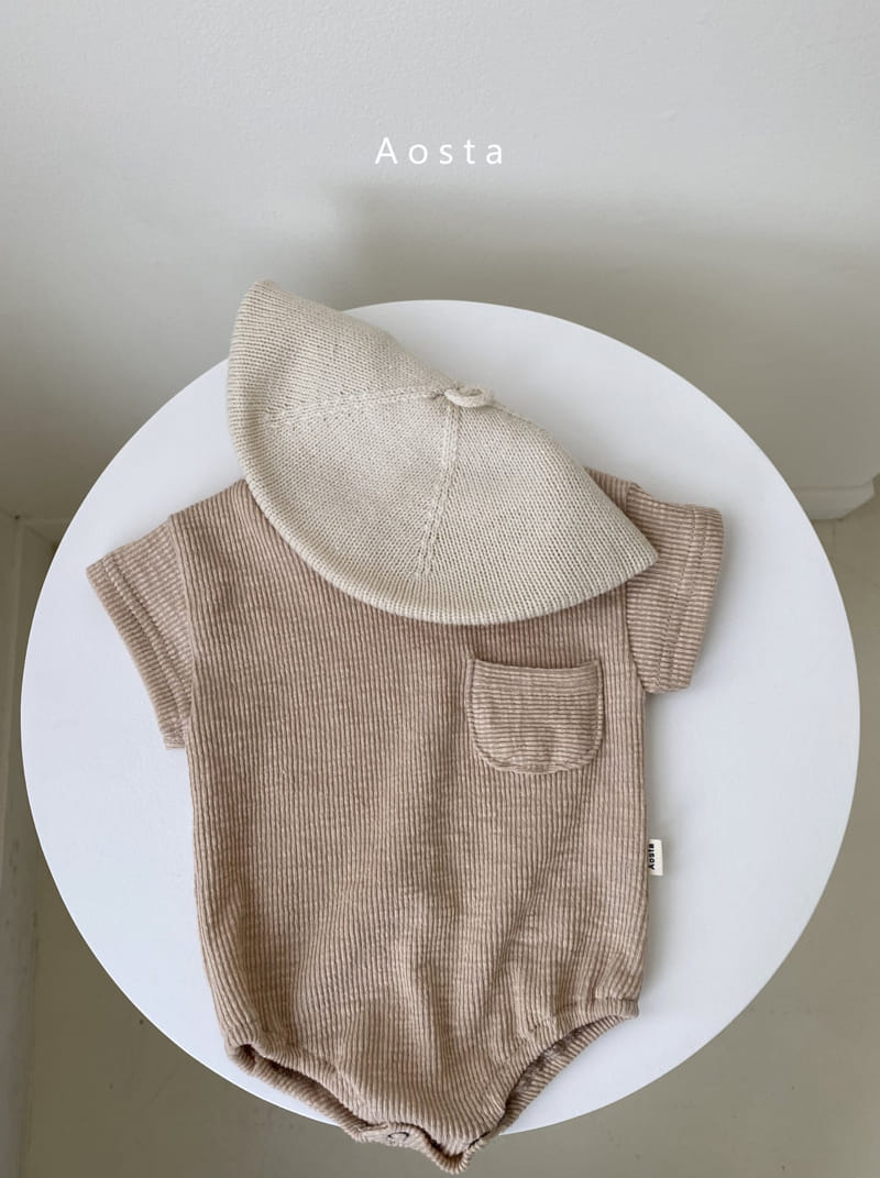 AOSTA - Korean Children Fashion - #Kfashion4kids - Butter Scoop Bodysuit - 3