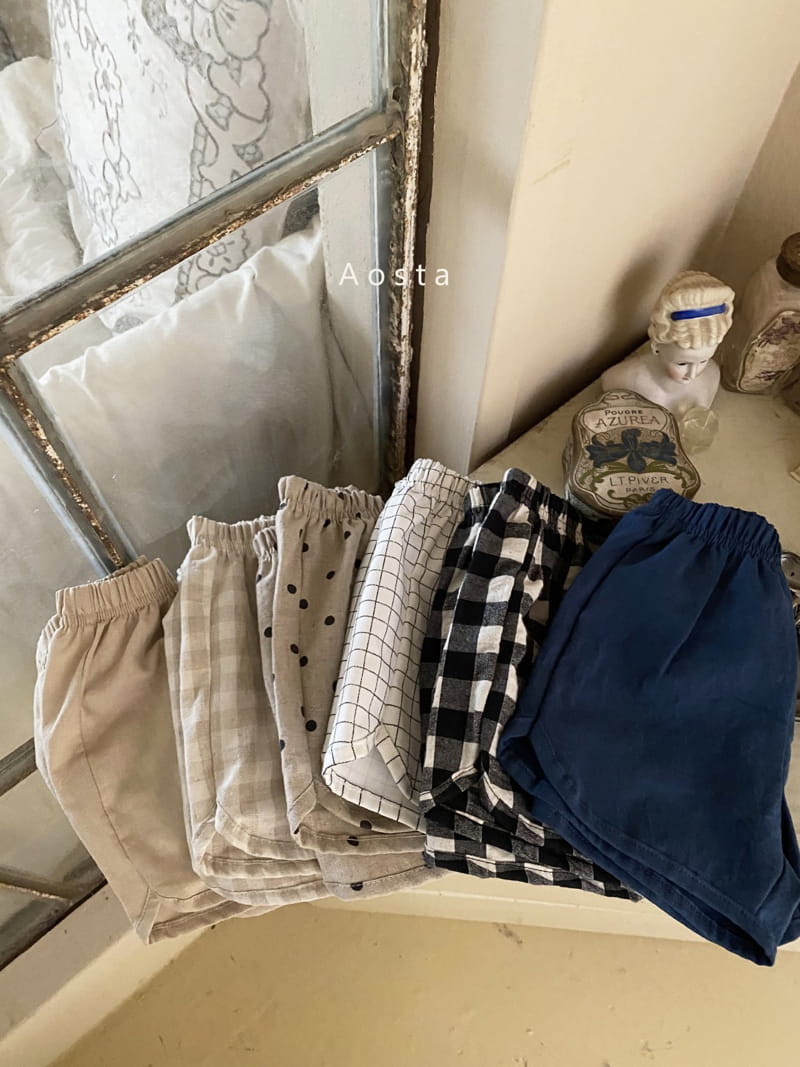 AOSTA - Korean Children Fashion - #Kfashion4kids - Pokari Linen Shorts