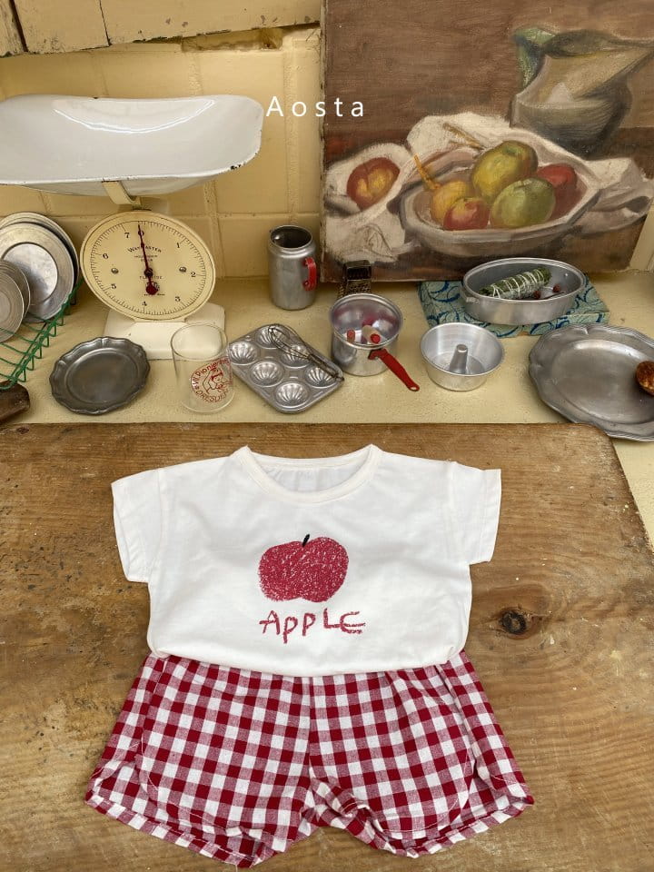 AOSTA - Korean Children Fashion - #Kfashion4kids - Fruits Top Shorts Set - 2