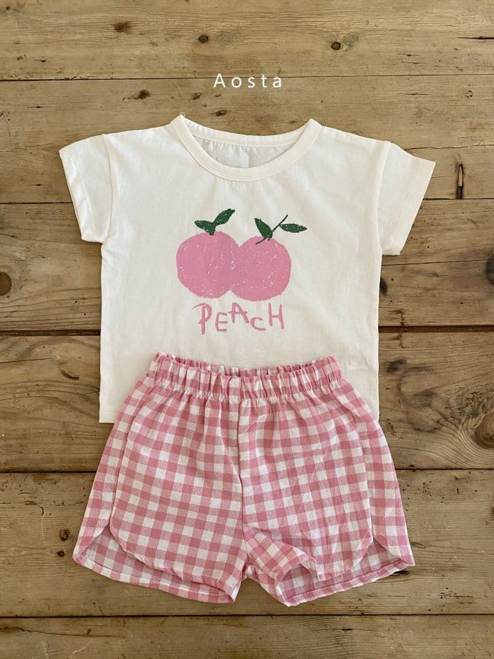 AOSTA - Korean Children Fashion - #Kfashion4kids - Fruits Top Shorts Set - 4