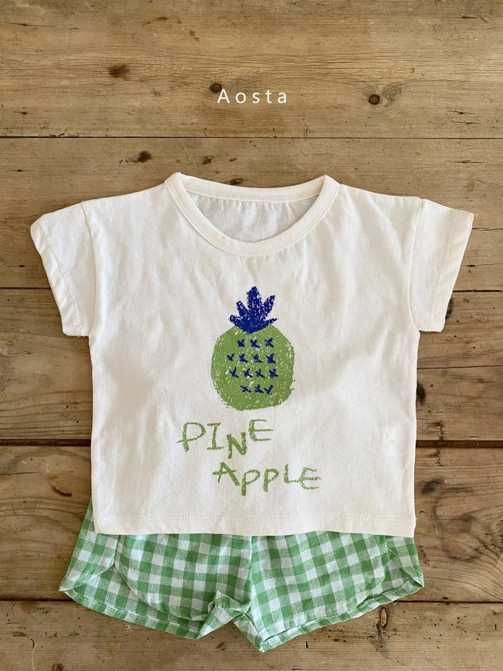 AOSTA - Korean Children Fashion - #Kfashion4kids - Fruits Top Shorts Set - 6