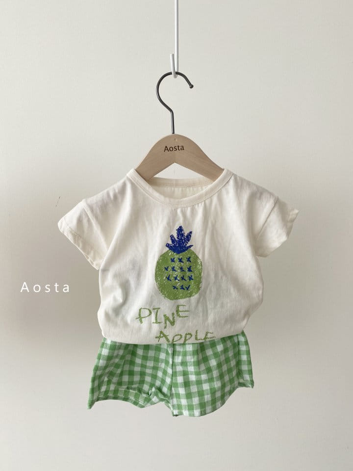 AOSTA - Korean Children Fashion - #Kfashion4kids - Fruits Top Shorts Set - 8