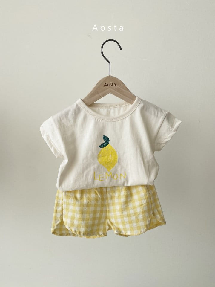 AOSTA - Korean Children Fashion - #Kfashion4kids - Fruits Top Shorts Set - 9
