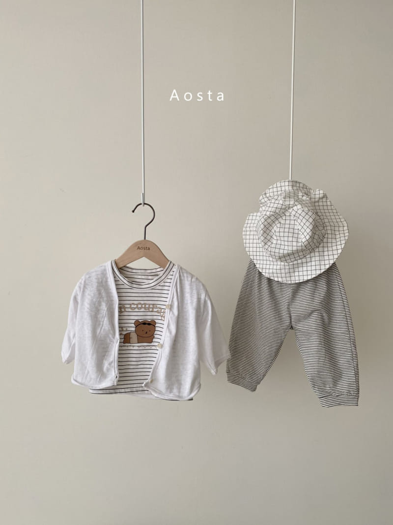 AOSTA - Korean Children Fashion - #Kfashion4kids - Linen Cardigan