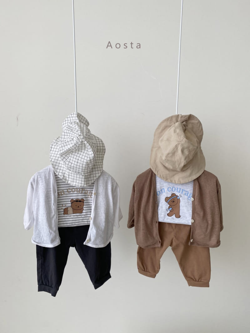 AOSTA - Korean Children Fashion - #Kfashion4kids - Linen Cardigan - 10