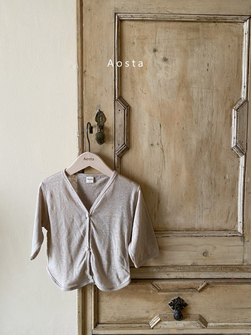 AOSTA - Korean Children Fashion - #Kfashion4kids - Linen Cardigan - 11