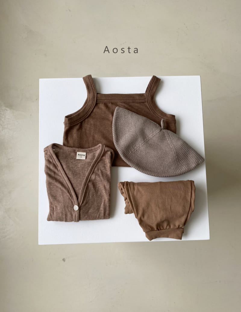 AOSTA - Korean Children Fashion - #Kfashion4kids - Linen Cardigan - 2