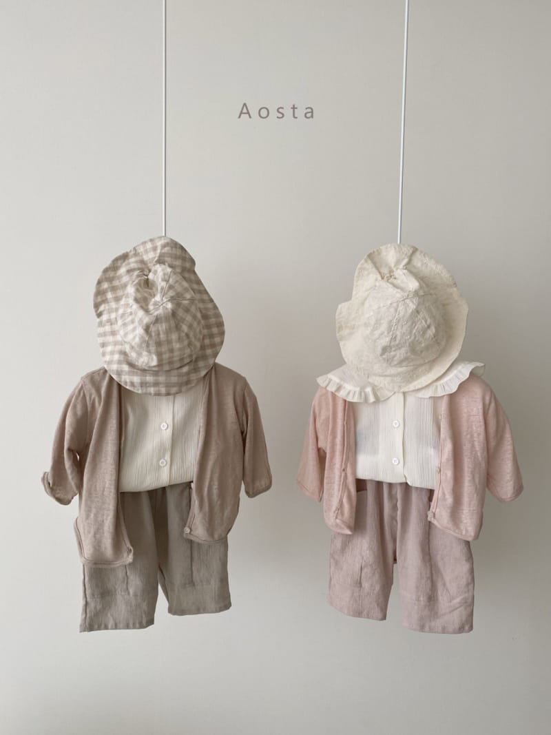 AOSTA - Korean Children Fashion - #Kfashion4kids - Linen Cardigan - 8