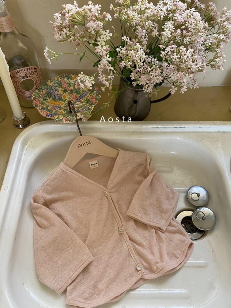AOSTA - Korean Children Fashion - #Kfashion4kids - Linen Cardigan - 9