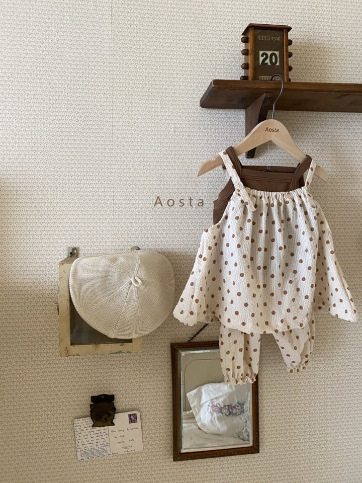 AOSTA - Korean Children Fashion - #Kfashion4kids - Linen Sleeveless Tee - 4