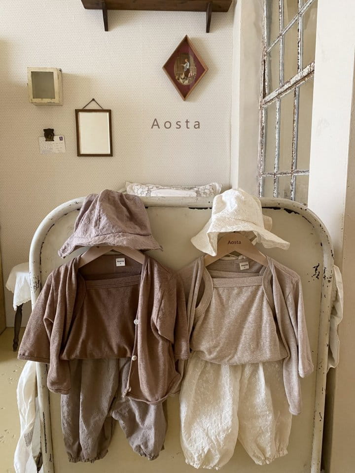AOSTA - Korean Children Fashion - #Kfashion4kids - Linen Sleeveless Tee - 8