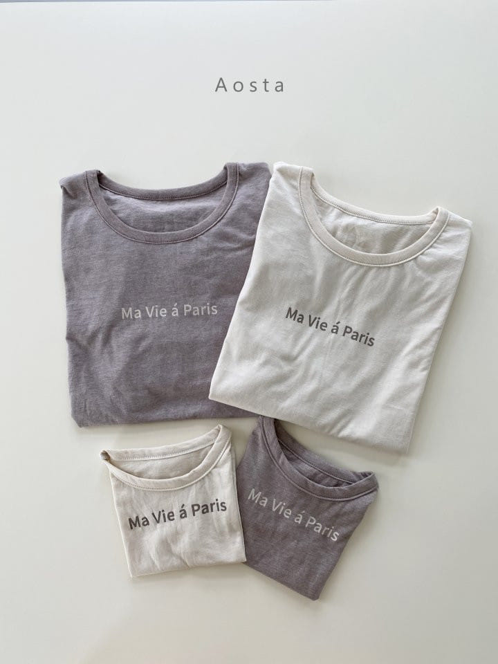 AOSTA - Korean Children Fashion - #Kfashion4kids - Paris Tee