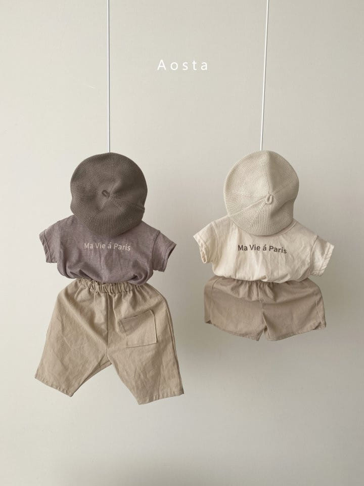 AOSTA - Korean Children Fashion - #Kfashion4kids - Paris Tee - 11