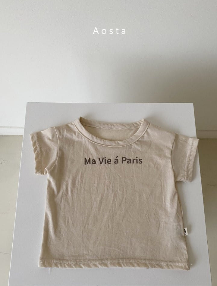 AOSTA - Korean Children Fashion - #Kfashion4kids - Paris Tee - 8