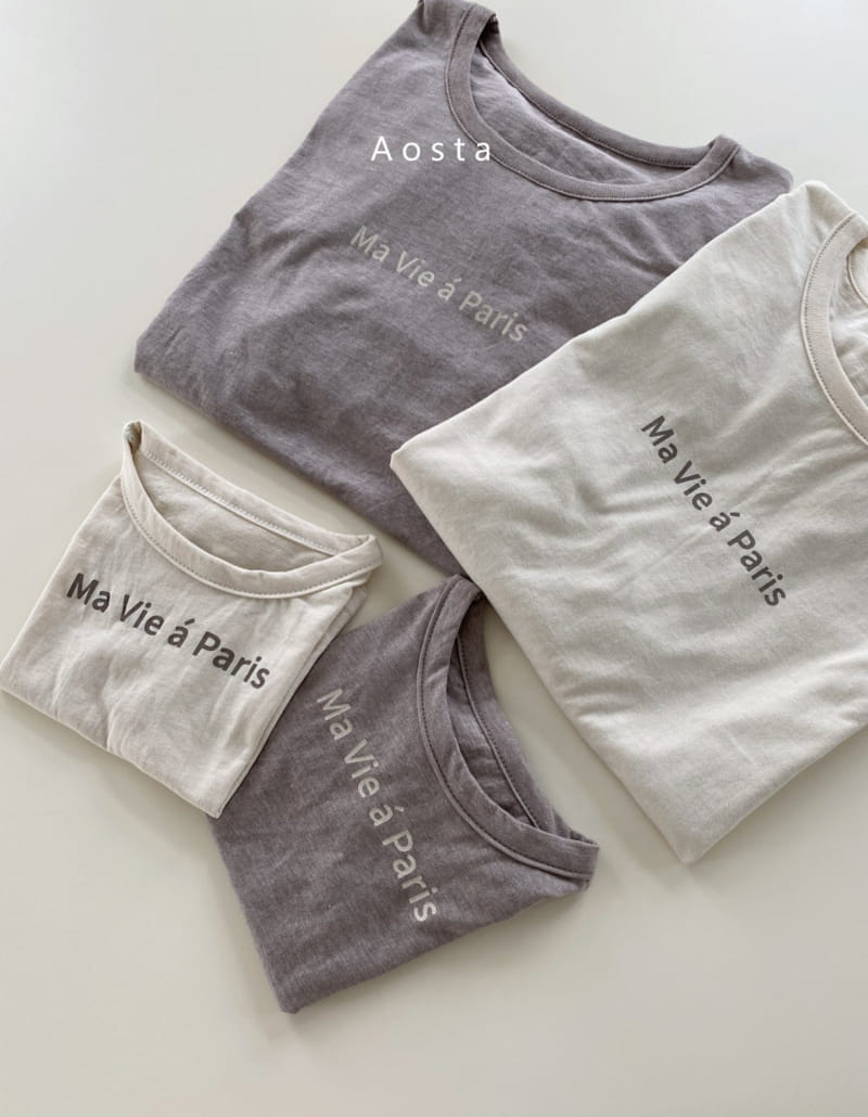 AOSTA - Korean Children Fashion - #Kfashion4kids - Mom Paris Tee - 4