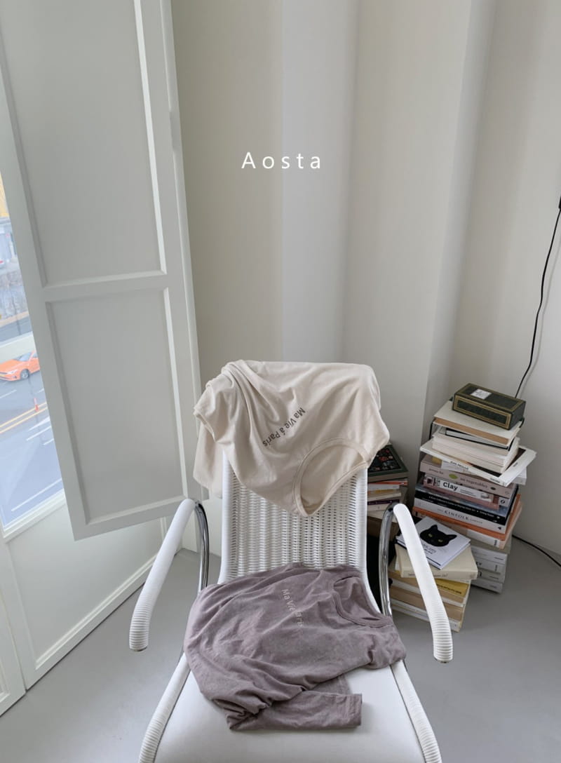AOSTA - Korean Children Fashion - #Kfashion4kids - Mom Paris Tee - 5