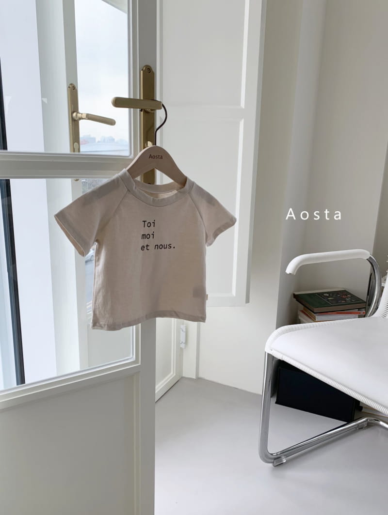 AOSTA - Korean Children Fashion - #Kfashion4kids - Toi Moi Tee - 3