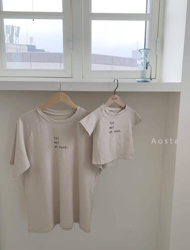 AOSTA - Korean Children Fashion - #Kfashion4kids - Mom Toi Moi Tee - 10