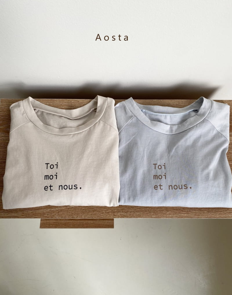 AOSTA - Korean Children Fashion - #Kfashion4kids - Mom Toi Moi Tee - 2