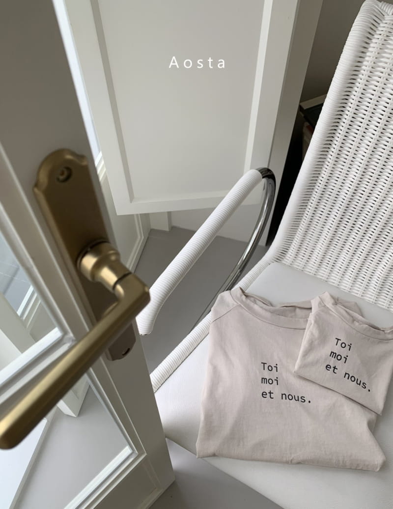 AOSTA - Korean Children Fashion - #Kfashion4kids - Mom Toi Moi Tee - 3