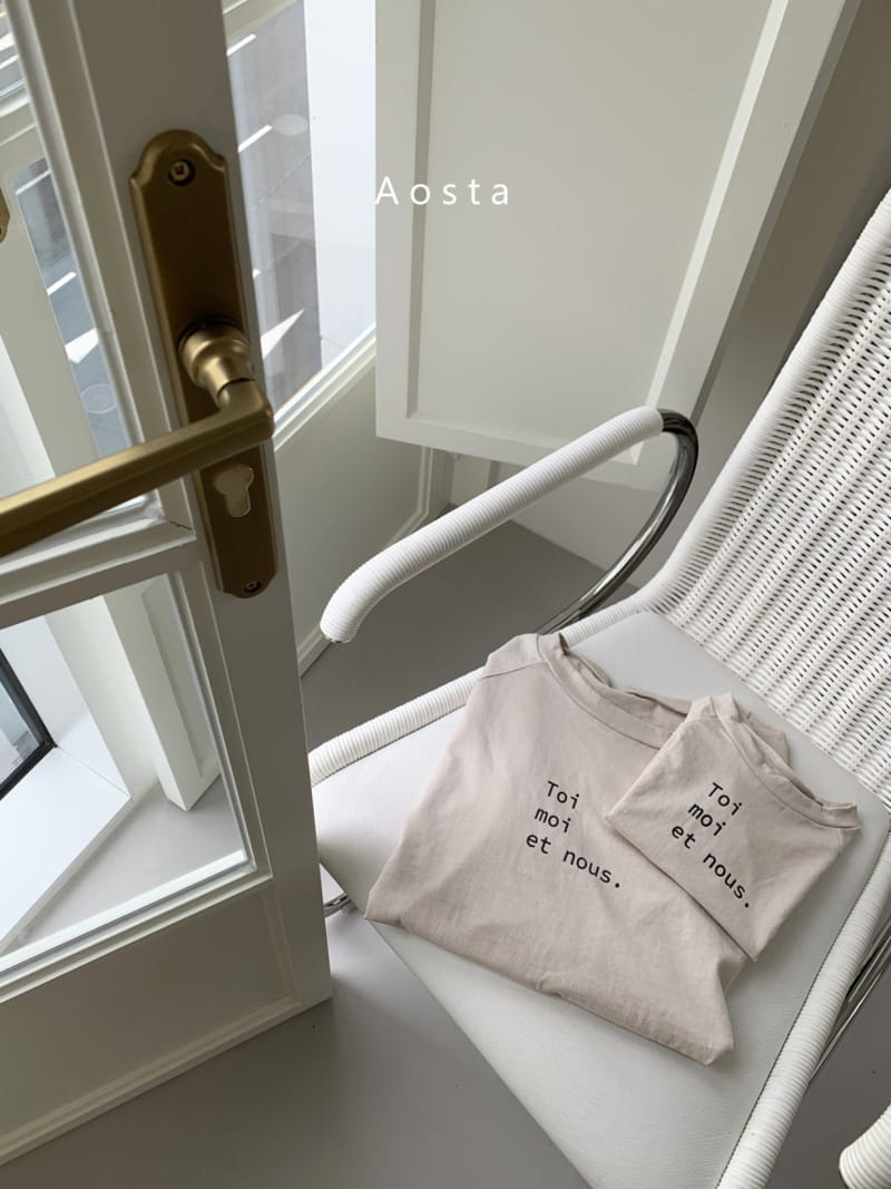 AOSTA - Korean Children Fashion - #Kfashion4kids - Mom Toi Moi Tee - 6