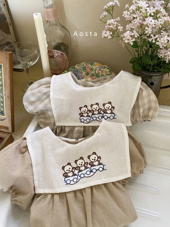 AOSTA - Korean Children Fashion - #Kfashion4kids - Beton Bear One-piece