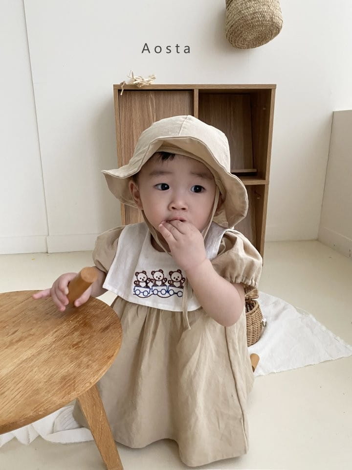 AOSTA - Korean Children Fashion - #Kfashion4kids - Beton Bear One-piece - 10