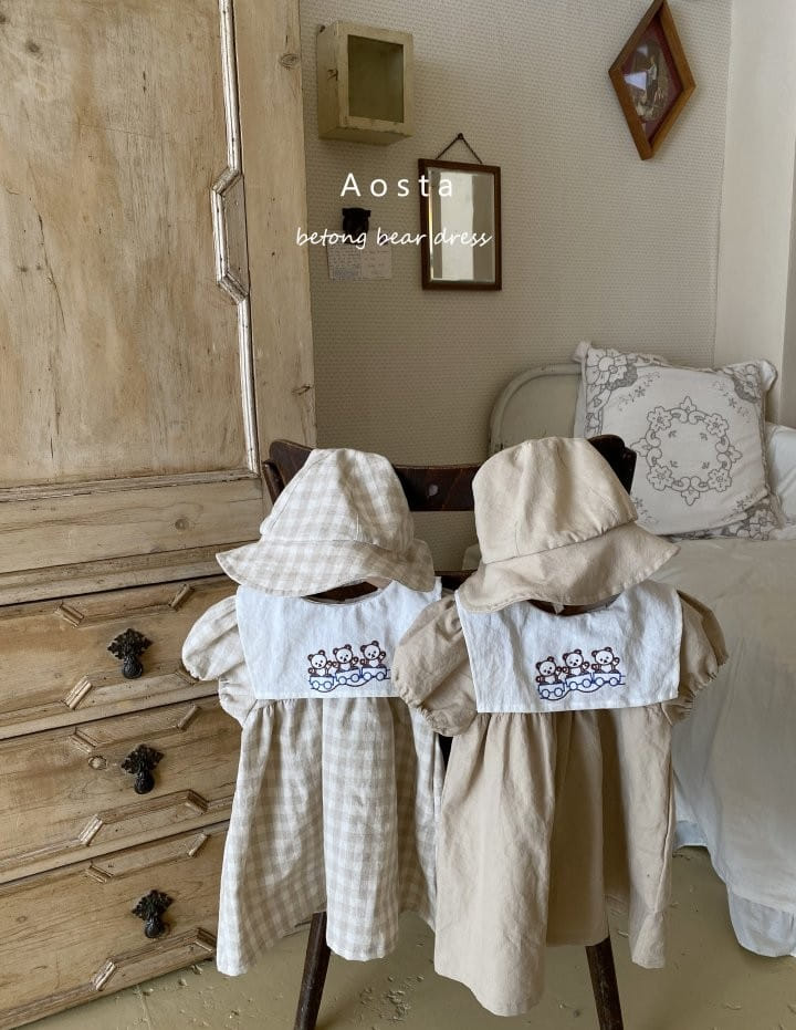 AOSTA - Korean Children Fashion - #Kfashion4kids - Beton Bear One-piece - 4