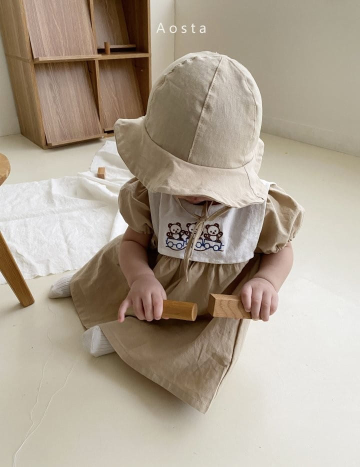 AOSTA - Korean Children Fashion - #Kfashion4kids - Beton Bear One-piece - 9