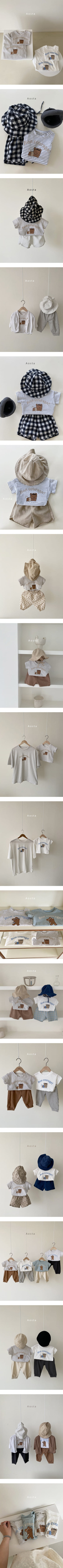 AOSTA - Korean Children Fashion - #Kfashion4kids - Summer Bear Tee