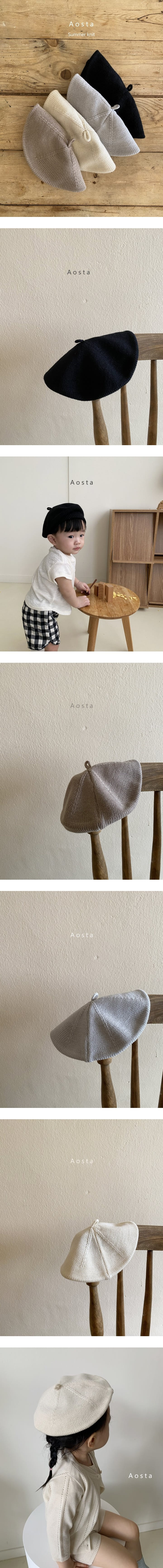 AOSTA - Korean Children Fashion - #Kfashion4kids - Summer Knit Berets