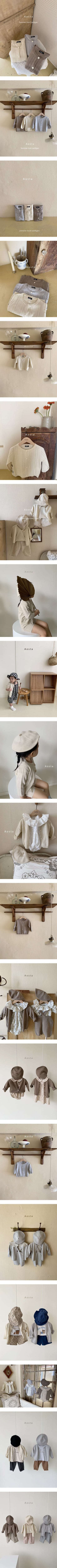 AOSTA - Korean Children Fashion - #Kfashion4kids - Summer Knit Cardigan