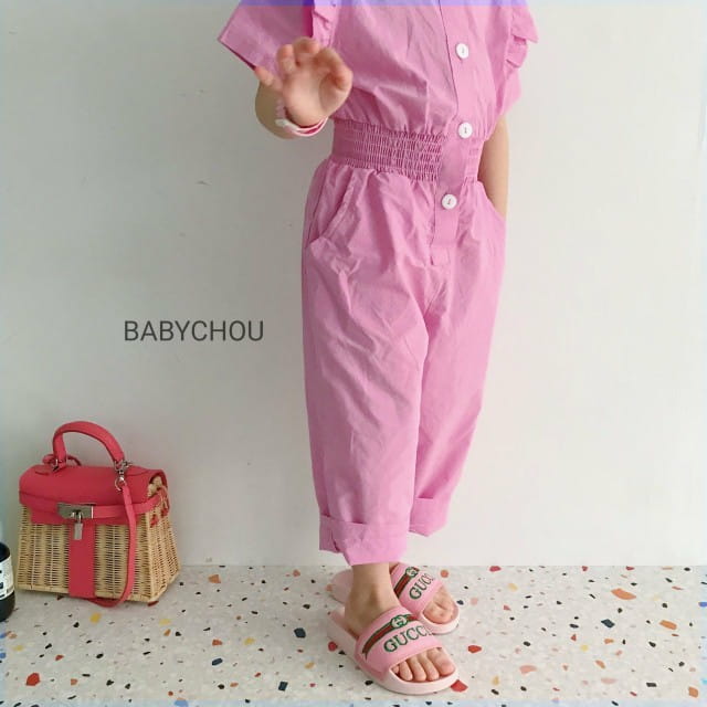 BABYCHOU - Korean Children Fashion - #Kfashion4kids - Smocking Jumpsuit - 10
