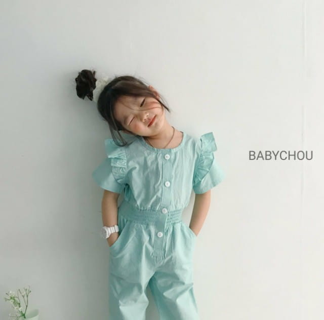 BABYCHOU - Korean Children Fashion - #Kfashion4kids - Smocking Jumpsuit - 4