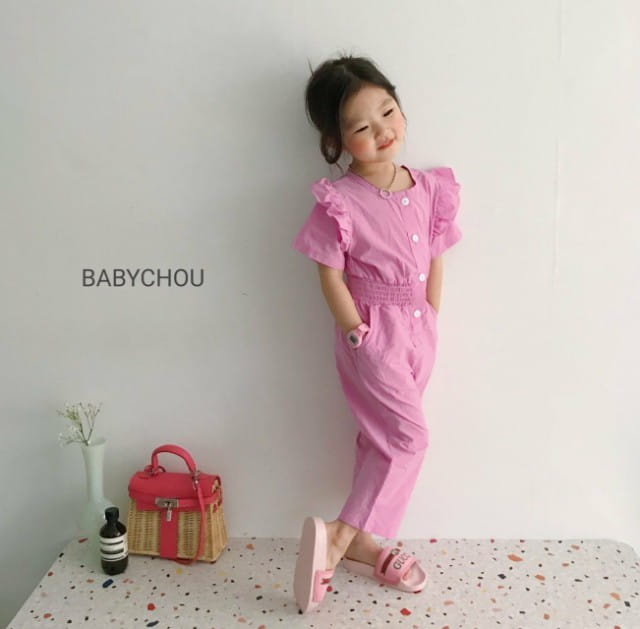 BABYCHOU - Korean Children Fashion - #Kfashion4kids - Smocking Jumpsuit - 8