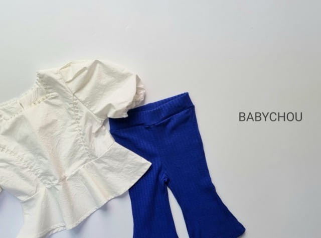 BABYCHOU - Korean Children Fashion - #Kfashion4kids - Rip Bootscut Pants