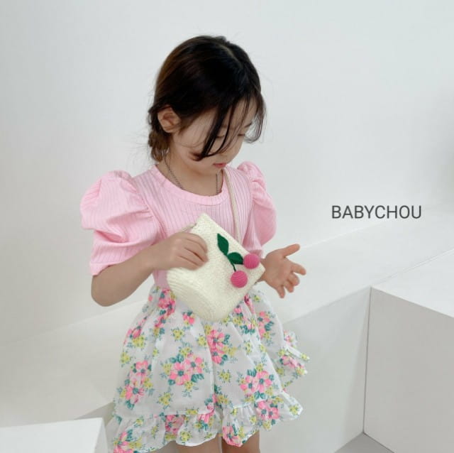 BABYCHOU - Korean Children Fashion - #Kfashion4kids - Neon Flower Skirt - 4