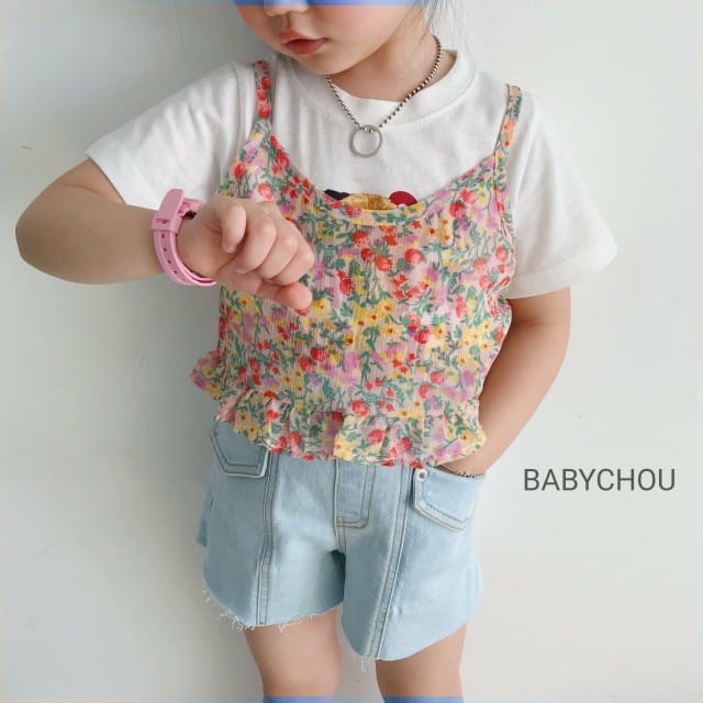 BABYCHOU - Korean Children Fashion - #Kfashion4kids - Flower Vest - 6