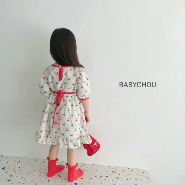 BABYCHOU - Korean Children Fashion - #Kfashion4kids - Cherry One-piece - 4