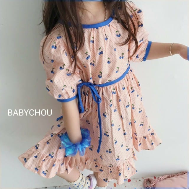 BABYCHOU - Korean Children Fashion - #Kfashion4kids - Cherry One-piece - 8