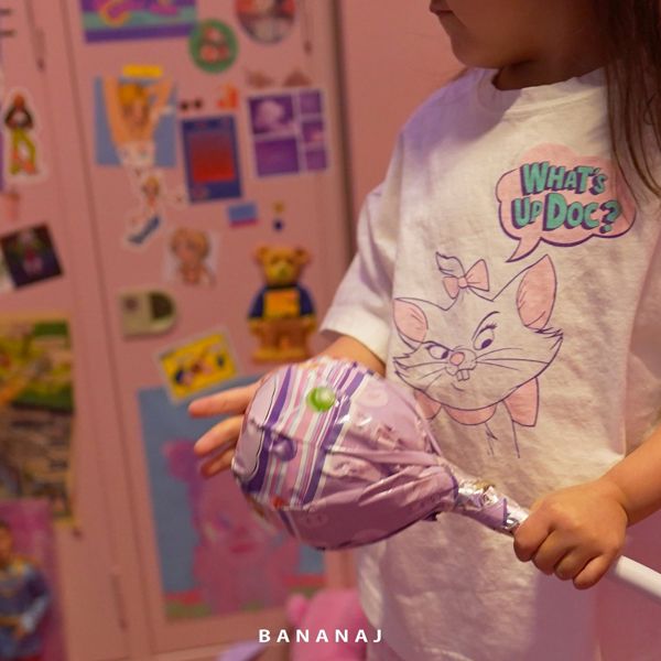 BANANA J - Korean Children Fashion - #Kfashion4kids - Cat Boxy Tee - 8